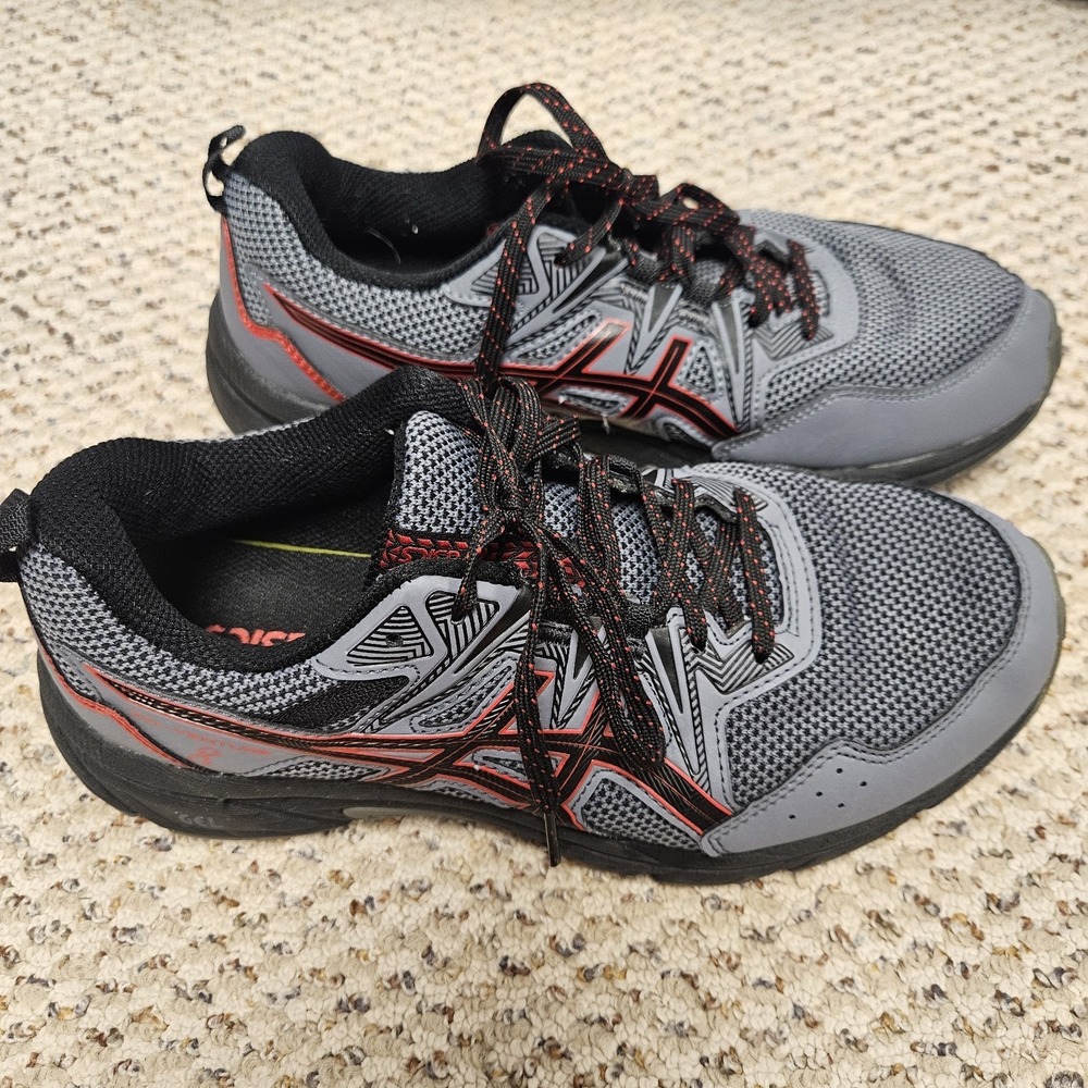 Asics Gel Venture 8 Mens Size 8‎ Extra Wide Gray Athletic Running Shoes Sneakers